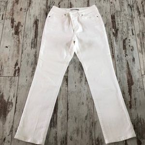 Chico’s Platinum abalone jeans